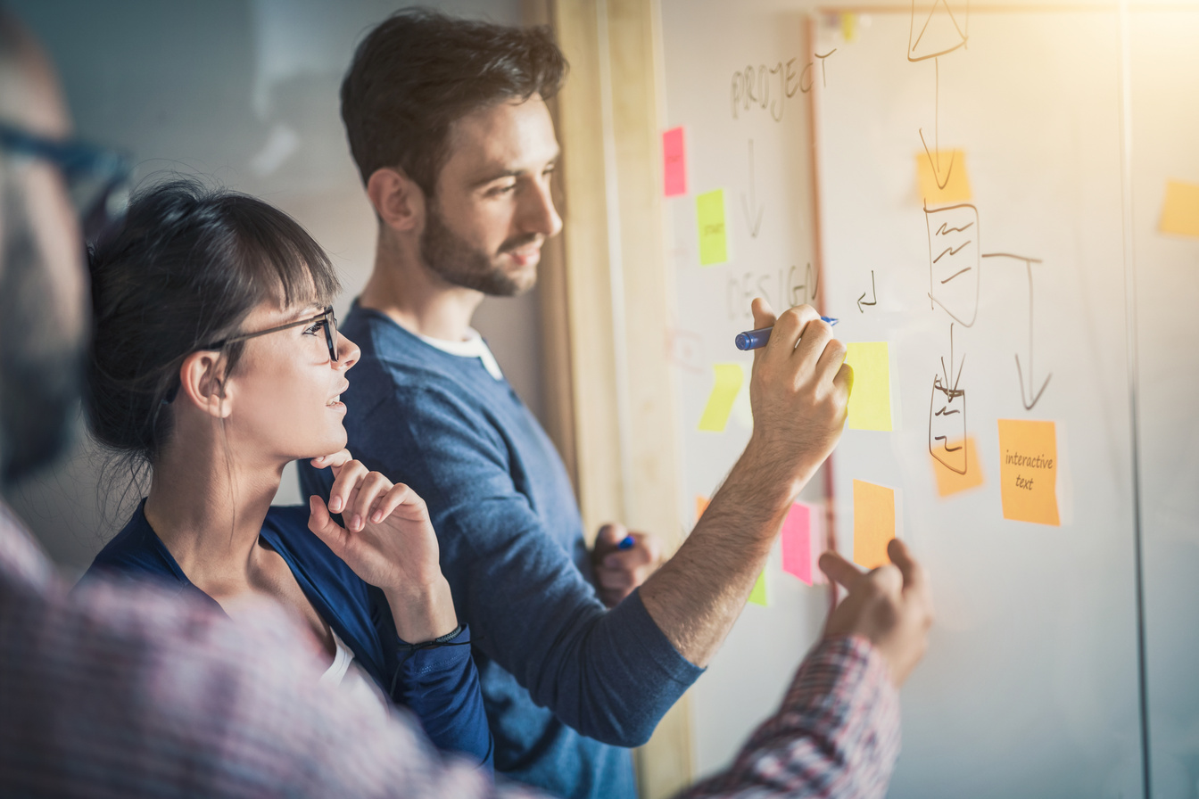 Young Creative Business People on a Meeting